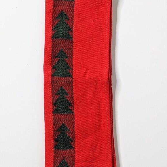 Crate&Barrel Red 100% Cotton Hostess Towel - Picture 1 of 7